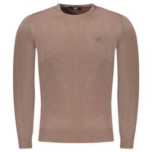 Cavalli Class Brown Viscose Men Sweater