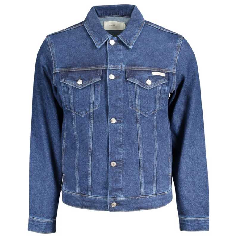Calvin Klein Blue Cotton Men Jacket, theFeinheit