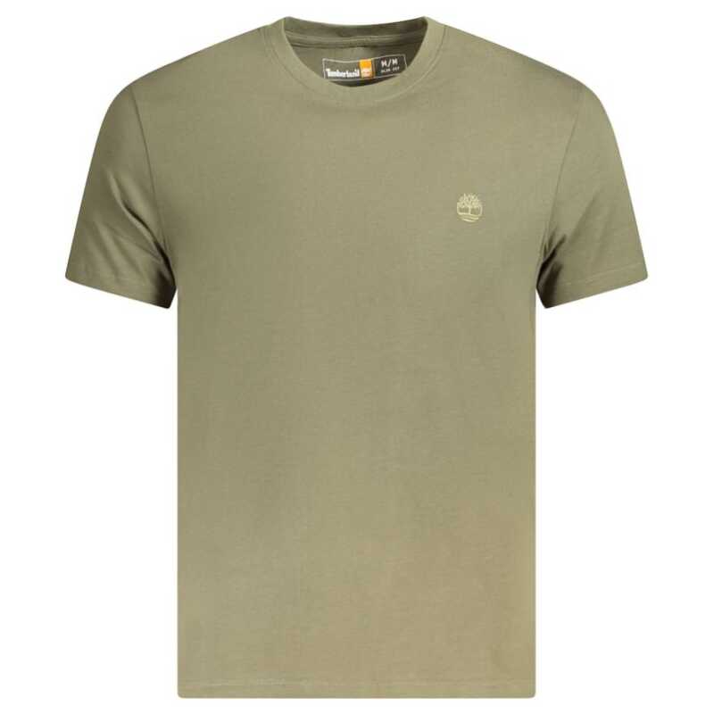 Timberland Green Cotton Men T-Shirt, theFeinheit