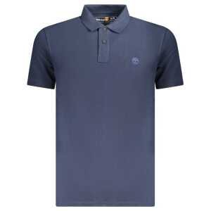 Timberland Blue Cotton Men Polo Shirt
