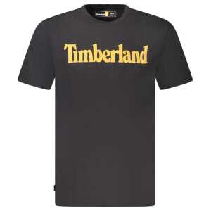 Timberland Black Cotton T-Shirt