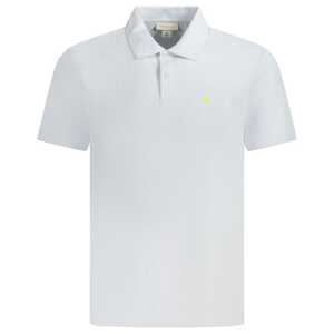 Calvin Klein Light Blue Cotton Men Polo Shirt