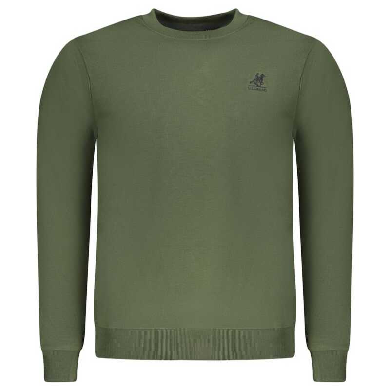 U.S. Grand Polo Green Cotton Sweater, theFeinheit