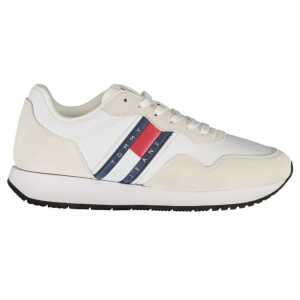 Tommy Hilfiger White Leather Men Sneaker