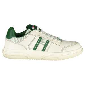 Tommy Hilfiger Green Leather Men Sneaker