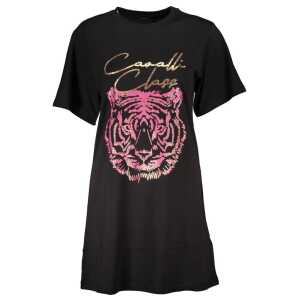 Cavalli Class Black Cotton Women Top