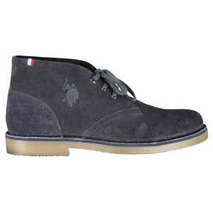 U.S. POLO ASSN. Blue Leather Mens Ankle Boot