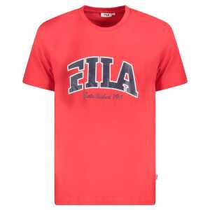 Fila Red Cotton Men T-Shirt