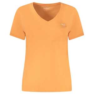 Pepe Jeans Orange Cotton Tops & T-Shirt