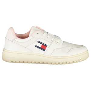 Tommy Hilfiger White Leather Women Sneaker
