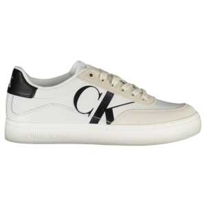 Calvin Klein White Polyester Sneaker