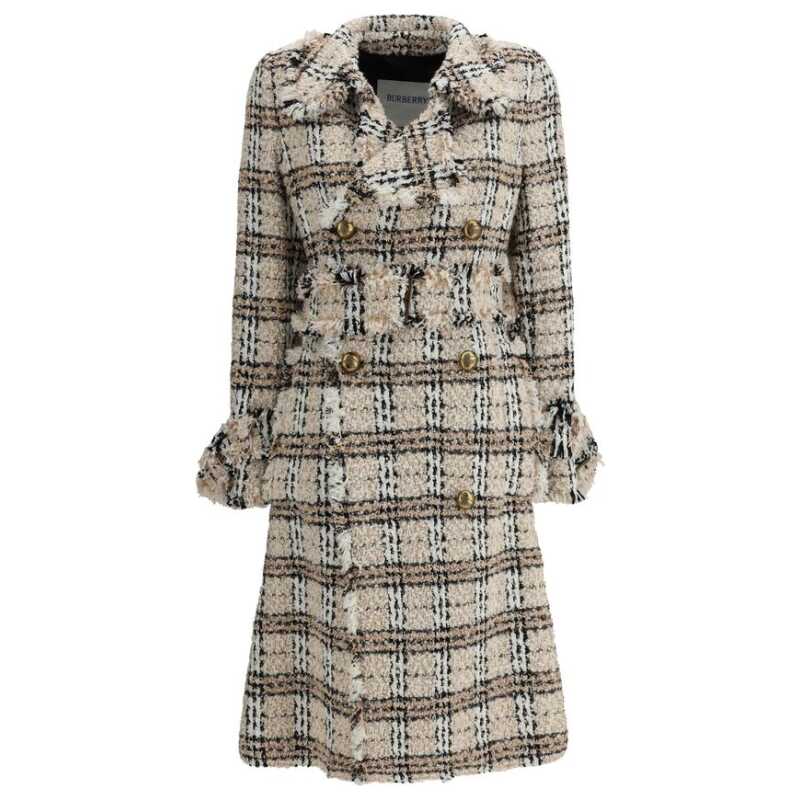 Burberry Check bouclé Coat, theFeinheit