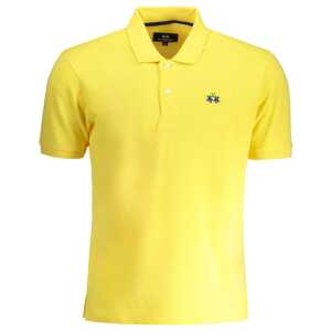 La Martina Yellow Cotton Polo Shirt