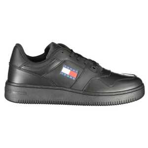 Tommy Hilfiger Black Polyester Sneaker