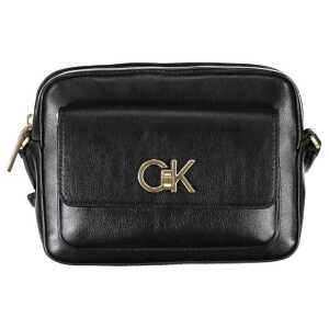 Calvin Klein Black Recycled Polyester Women Handbag