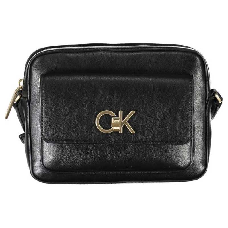 Calvin Klein Black Recycled Polyester Women Handbag, theFeinheit
