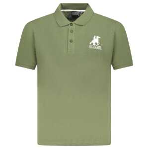 U.S. Grand Polo Green Cotton Men Polo Shirt