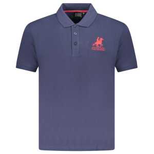 U.S. Grand Polo Blue Cotton Men Polo Shirt