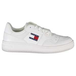 Tommy Hilfiger White Leather Women Sneaker