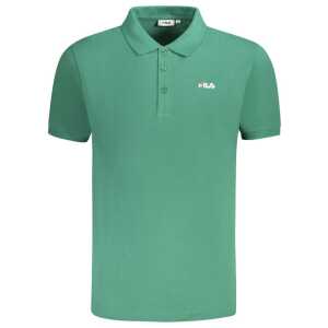 Fila Green Cotton Men Polo Shirt