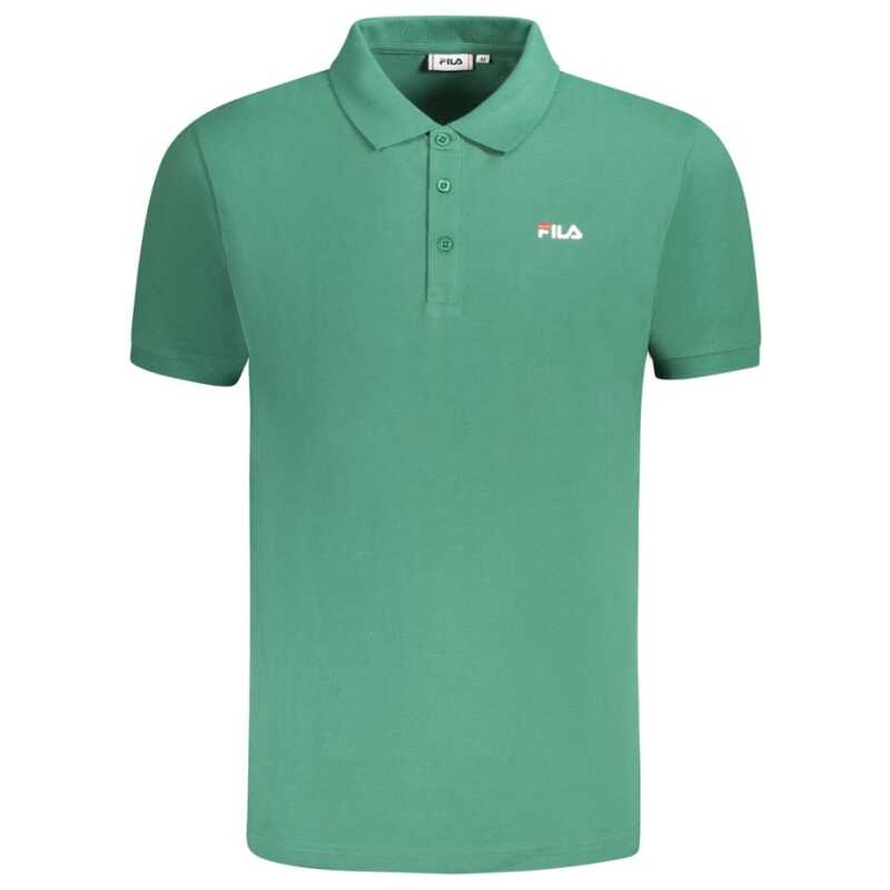 Fila Green Cotton Men Polo Shirt, theFeinheit