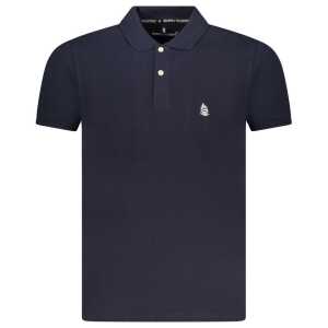 Marina Yachting Blue Cotton Men Polo Shirt