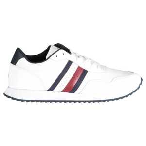 Tommy Hilfiger White Polyester Sneaker