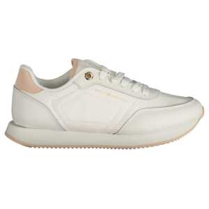 Tommy Hilfiger White Polyester Sneaker