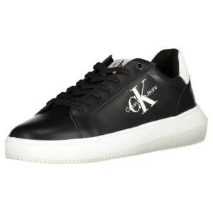 Calvin Klein Sleek Black Lace-Up Sports Sneakers