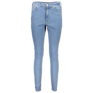 Tommy Hilfiger Blue Cotton Women Jeans