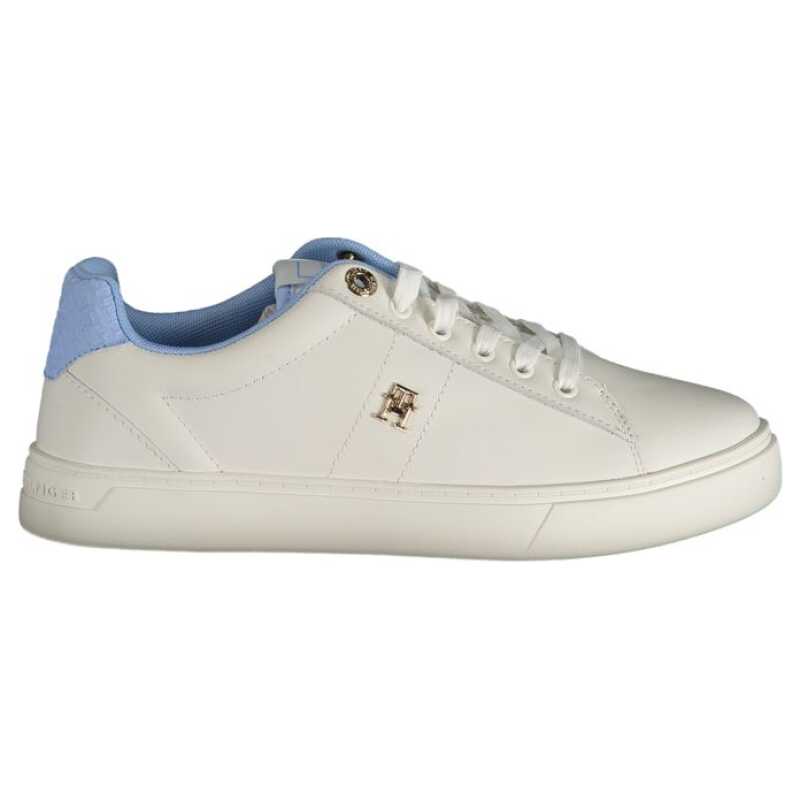 Tommy Hilfiger Light Blue Leather Women Sneaker, theFeinheit