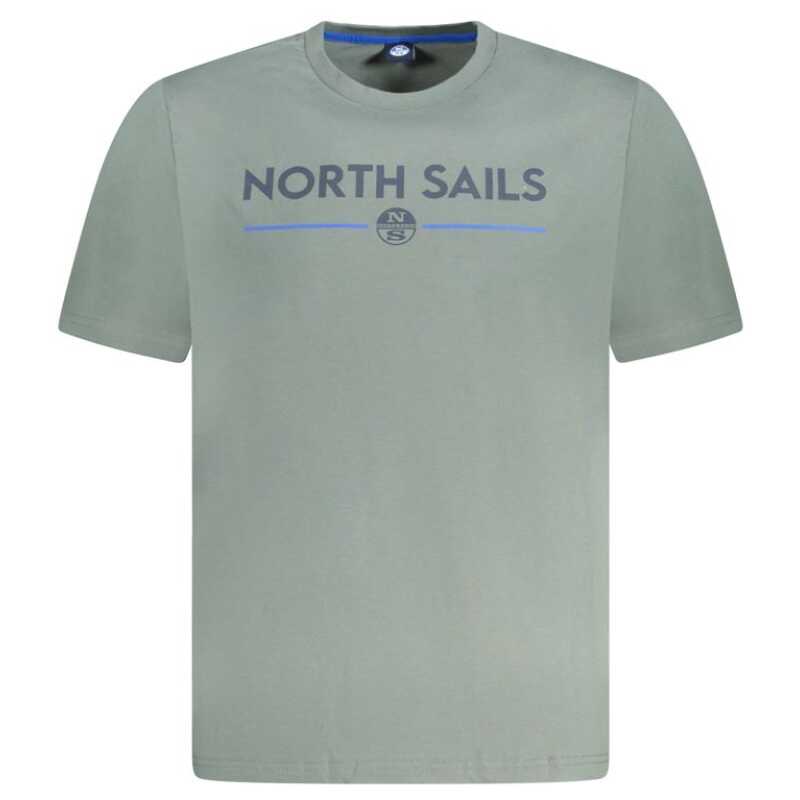 North Sails Green Cotton Men T-Shirt, theFeinheit