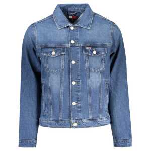 Tommy Hilfiger Blue Cotton Men Jacket