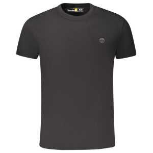 Timberland Black Cotton T-Shirt