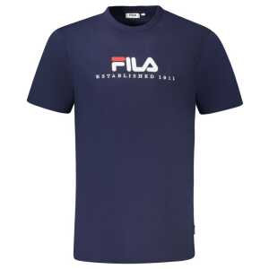 Fila Blue Cotton T-Shirt