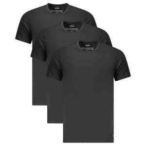 Calvin Klein Black Cotton Men T-Shirt