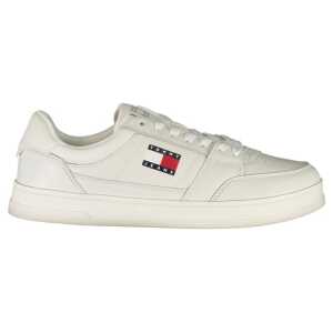 Tommy Hilfiger White Leather Men Sneaker