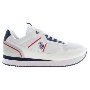 U.S. POLO ASSN. White Polyester Men Sneaker