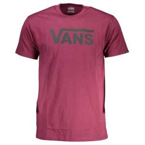 Vans Purple Cotton Men T-Shirt