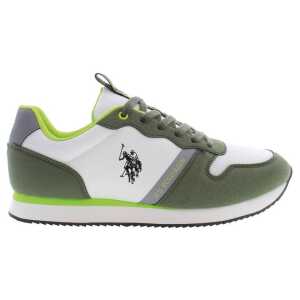 U.S. POLO ASSN. Green Polyester Men Sneaker