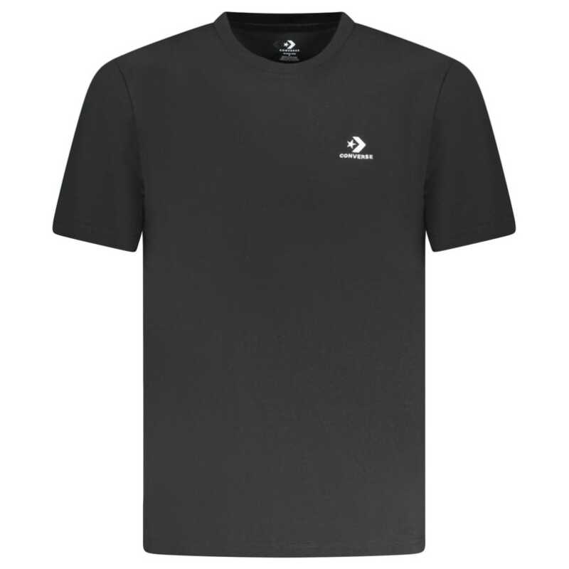 Converse Black Cotton Men T-Shirt, theFeinheit