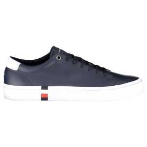Tommy Hilfiger Blue Leather Men Sneaker