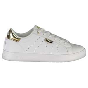 Fila Lace-Up Luxe Sneakers with Golden Accents