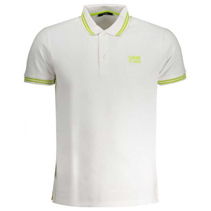 Cavalli Class White Cotton Polo Shirt, theFeinheit