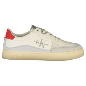 Calvin Klein White Polyester Sneaker