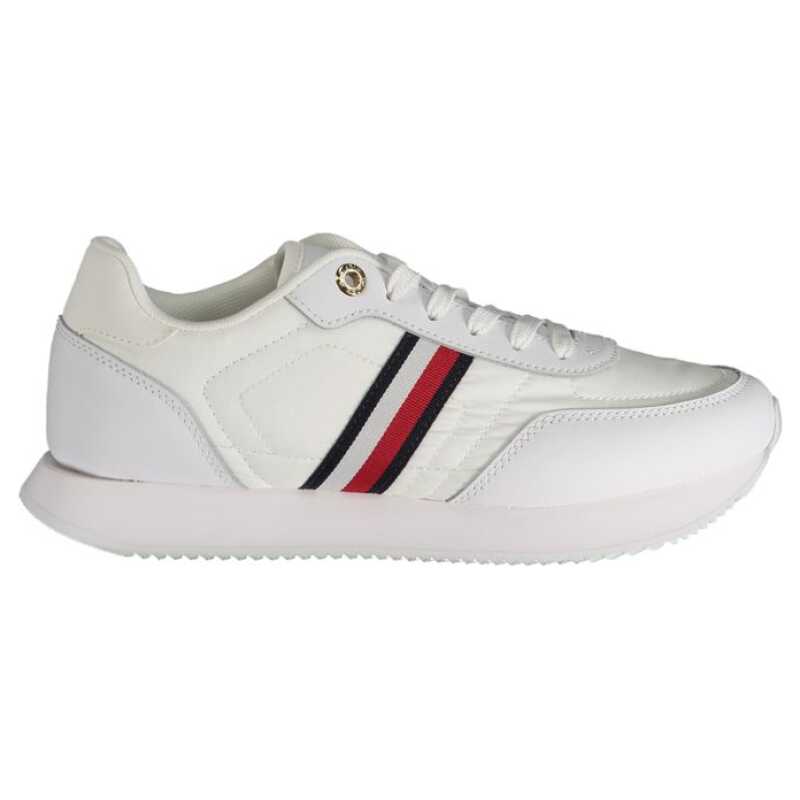 Tommy Hilfiger White Polyester Sneaker, theFeinheit
