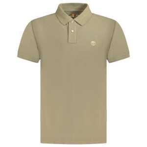 Timberland Brown Cotton Men Polo Shirt