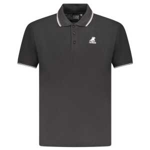 U.S. Grand Polo Black Cotton Men Polo Shirt