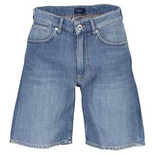 Gant Blue Cotton Mens Bermuda Jeans