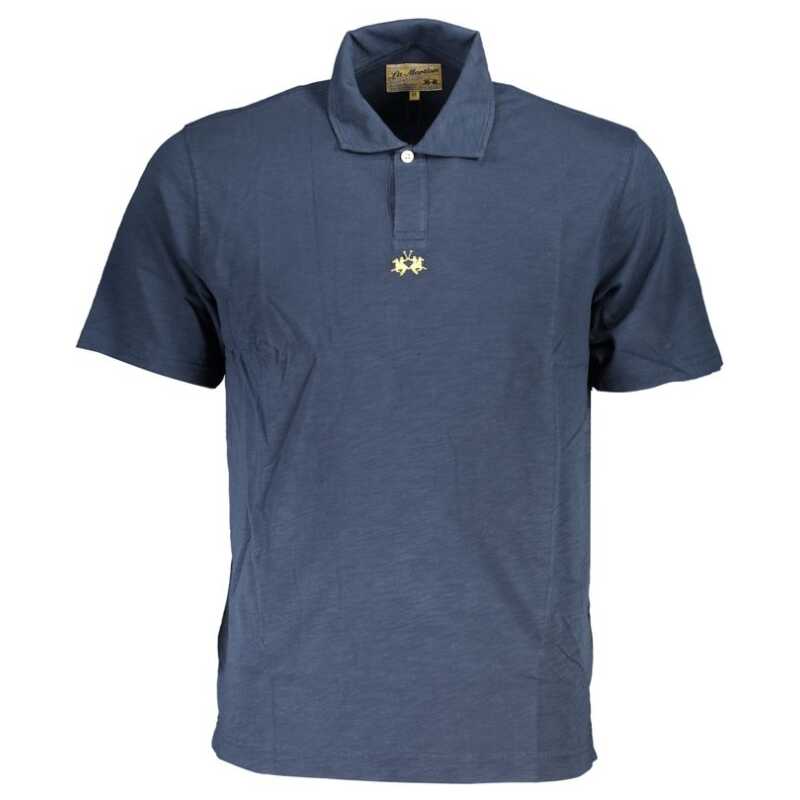 La Martina Classic Short-Sleeved Blue Polo, theFeinheit